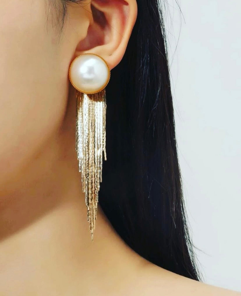 Pendentif 2en1 pampilles en perles