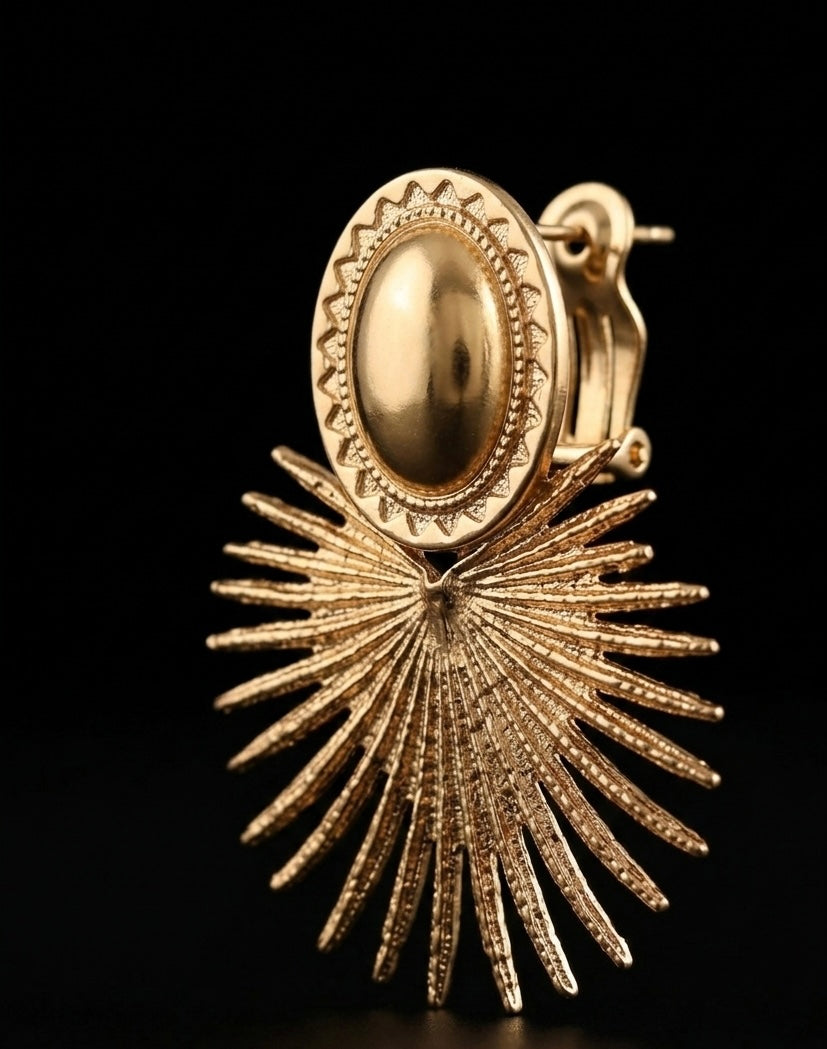 Boucle d’oreilles en forme géométrique