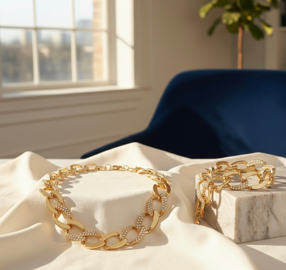 Ensemble bracelet et collier