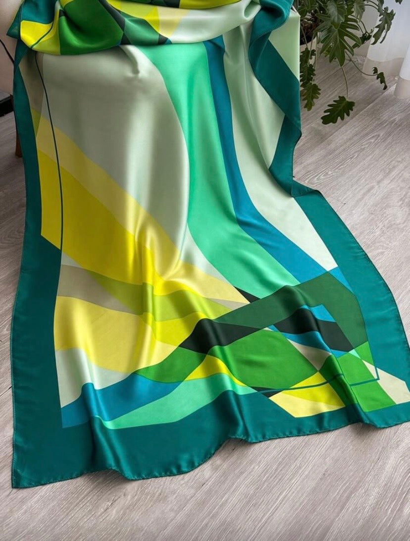 Écharpe en faux soie