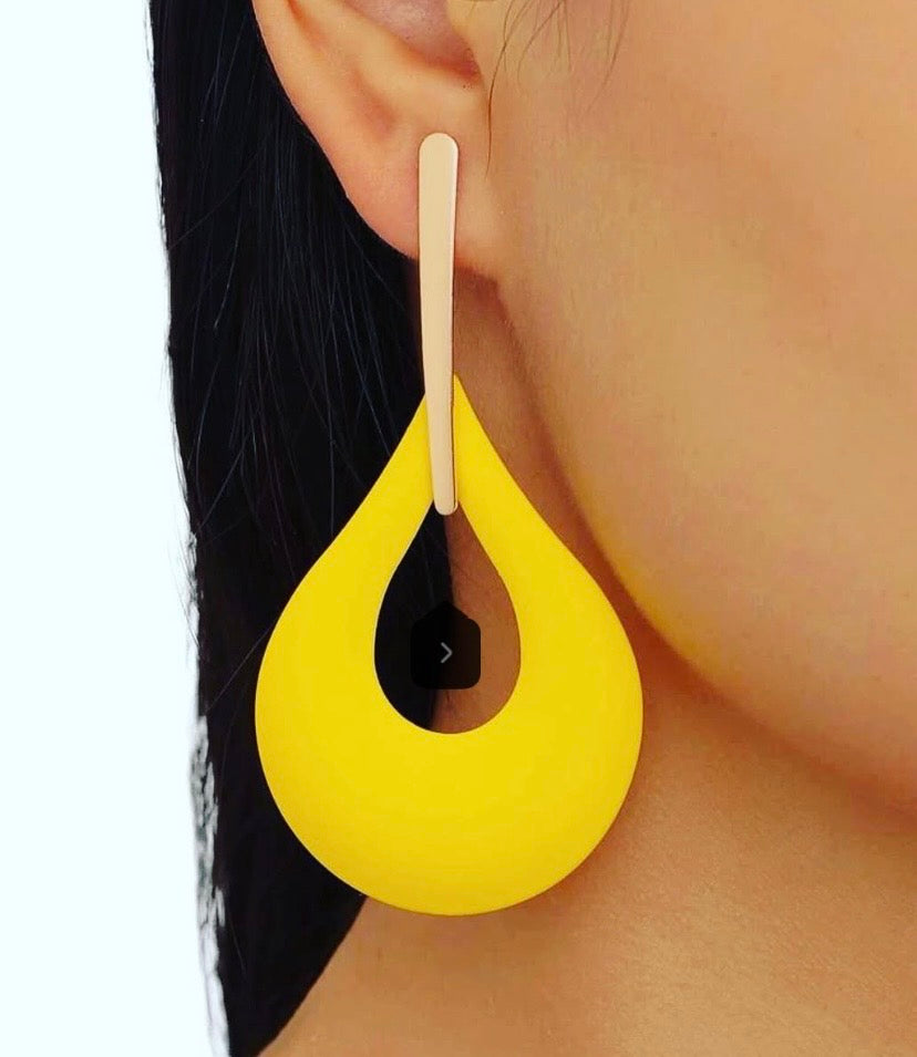 Pendant d’oreilles en forme de goutte d’eau